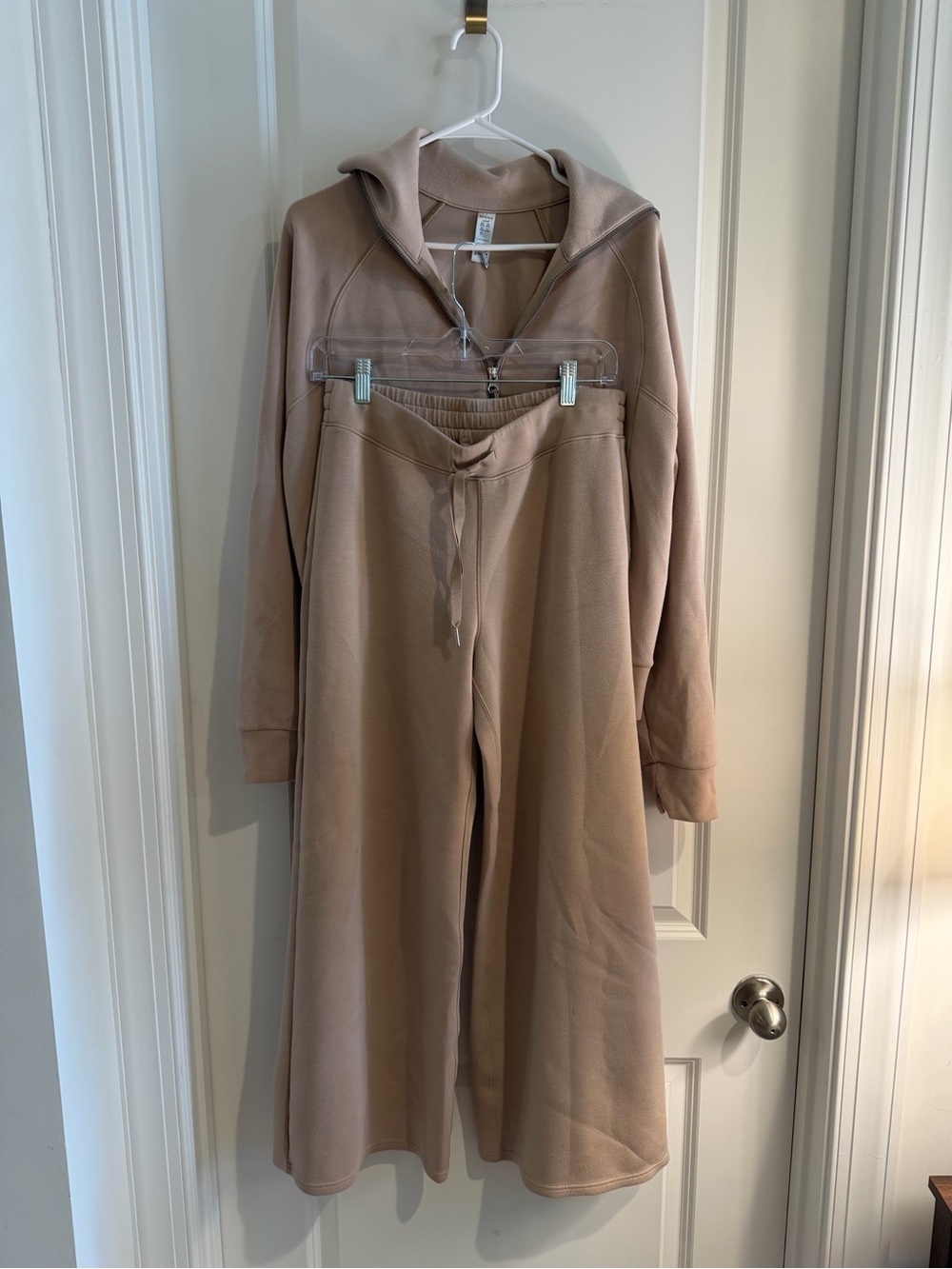 SPANX  AirEssentials Wide-Leg Lounge Set in Taupe